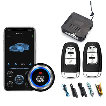 Araba Alarmı Start Stop Butonu Motor RFID Anahtarsız Giriş Sistemi Basma Düğmesi Marş Durdurma Araba Marş Uzaktan Başlangıç Anti-Hırsızlık Sistemi