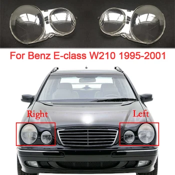 Araba Far Kapağı Mercedes Benz E-class İçin w210 1995-2001 Faros Delanteros Yedek Far Kabuk Araba Aksesuarları