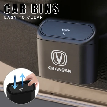 Araba Styling çöp tenekesi Asılı Taşınabilir Toz saklama kutusu Changan Cx70 Xs15 Cs35 Artı Cs55 F70 Cs85 Cs15 2012 2010 Aksesuarları