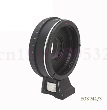 Ayarlanabilir Diyafram Montaj Adaptörü Halkası Suit Canon EF Dağı Lens İçin Mikro 4/3 M4 / 3 M43 Kamera + tripod standı