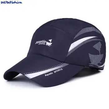 Açık Golf Balıkçılık Şapka Erkekler için Hızlı Kuru Nefes Su Geçirmez Kadın Erkek Beyzbol Kapaklar Ayarlanabilir Spor güneş şapkaları