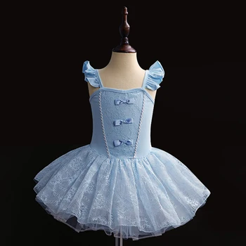 Bale Dans Elbise Kız Tutu Dans Giyim Balerin Elbise Çocuklar için doğum günü elbiseleri Sahne Kostüm Tutu Dans Kıyafetleri JL1434