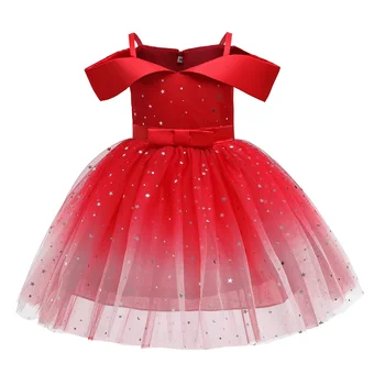 Balo Çocuklar için yaz giysileri Kız 0 2 Yıl Bebek Kız Elbise Çocuk Çiçek Elbise balo kıyafetleri Giyim Parti 2022
