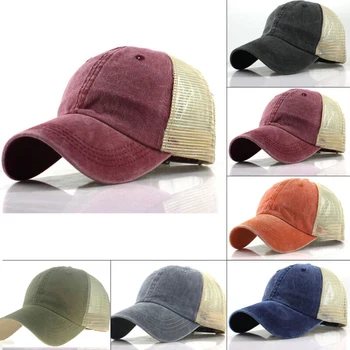 Basit Vintage beyzbol şapkası Erkekler Snapback Pamuk Kadın Yaz beyzbol şapkası Katı Açık Spor Kapaklar Şapkalar Ayarlanabilir beyzbol şapkası