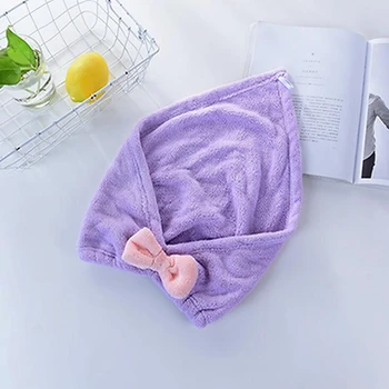 Bebek Su emici Duş CapsHair Kurutma Havlu Şapka Kap Mikrofiber Yay Çocuk Duş Başlığı Çocuk Bakım Malzemeleri