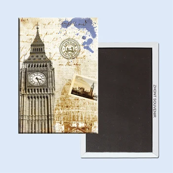 Big Ben Londra, İngiltere kartpostallar 22586 Manzara Manyetik buzdolabı Seyahat hediyelik eşya arkadaşlar için hediyeler