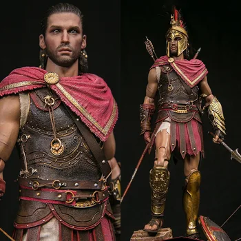 DAMTOYS DMS019 1/6 Erkek Asker Assassin Odyssey Alexios Silah ile 12 inç Aksiyon Figürü Tam Set Modeli Hayranları için Hediyeler