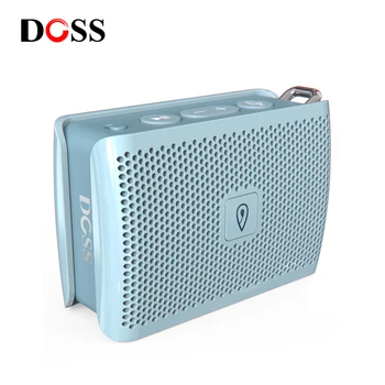 DOSS Mini taşınabilir kablosuz hoparlör Bluetooth 4.2 Açık Hoparlör IPX4 Su Geçirmez Stereo Temiz Ses Müzik Kutusu Dahili Mikrofon
