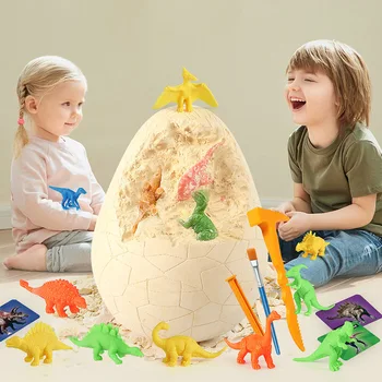 Dev dinozor yumurtası Arkeolojik Kazma Oyuncaklar Anaokulu Manuel Yaratıcılık Erken Eğitim Hazine Kazma çocuk Oyuncakları