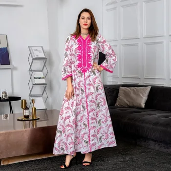 Dubai Abaya Türkiye Robe Ropa De Mujer Envio Gratis Ramazan Müslüman Elbise Femme Abayas Kadınlar için 2022 Düz Kollu Uzun Etek