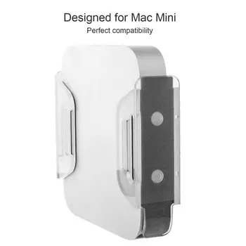 Duvara monte Braketi Akrilik dikey stant Mac Mini Dizüstü Masaüstü İçin Standı Kaymaz Bilgisayar Tutucu Mac Mini 2010-2020 İçin