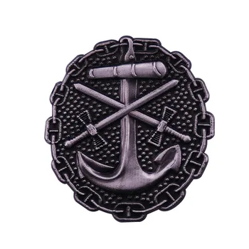 Dünya Savaşı II Alman Donanması Broş Vintage Rozeti Broş Yaka Aksesuarları Broş Pin Rozeti Onur Pin