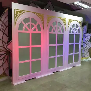 Düğün Olay Dekorasyon için Yeni Tasarım Akrilik Dikdörtgen Kapı Şekli Zemin Paneli