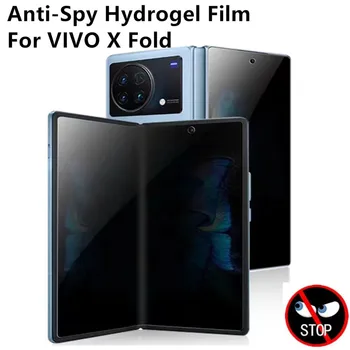 Dış + İç Anti-Casus Ekran Koruyucu İçin VİVO X Kat / XFold + Artı Yumuşak Gizlilik Filmi Anti-Scratch Hidrojel film