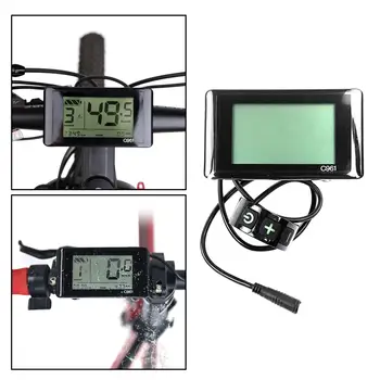 E-bisiklet lcd ekran Elektrikli Bisiklet LCD Metre Panel Ekran Elektrikli Bisiklet Bilgisayar E - bisiklet Aksesuarları