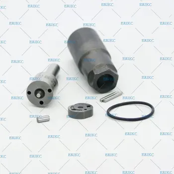 ERIKC 095000-8650 dizel yakıt enjektörü Kitleri Memesi DLLA155P1062, Vana Plakası B, Pin, sızdırmazlık Halkası Toyota Hiace için 2KD-FTV