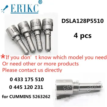 ERIKC DSLA 128 P5510 Yakıt Püskürtme Memesi DSLA128p5510 DSLA 128p5510 (0 433 175 510) Dizel Enjeksiyon İçin 0 445 120 231
