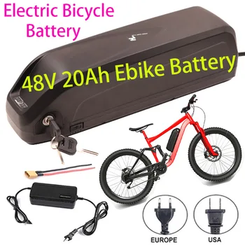 Elektrikli Bisiklet Hailong Pil 48V USB 18650 BBS02 BBS03 BBSHD 20Ah 30ah 40Ah 500W 750W 1000W 1500W Scooter Pil