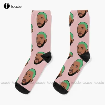 Frank Kafa Yeşil Saç Müzik Rap Hip Hop Çorap Hımbıl Çorap Kadınlar İçin noel hediyesi Unisex Yetişkin Genç Gençlik Çorap Özel