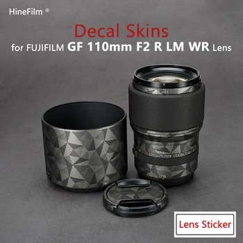 Fujı GF110 F2 / GF110mm F2 Lens çıkartma kaplama FUJİFİLM Fujinon GF 110mm f / 2.0 R LM WR Lens Koruyucu Kapak streç film Sticker