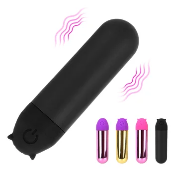G Noktası Masaj 10 Hız Klitoral Stimülatörü Yapay Penis Vibratör Mini kurşun vibratör Kadın mastürbasyon için seks oyuncakları Kadınlar için