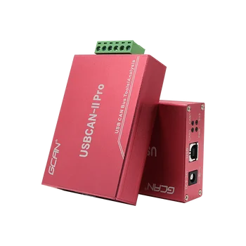 GCAN Endüstriyel Sınıf USB Can bus adaptörü USBCAN II Pro Analiz Aracı Veri Okuma Modülü Destekler J1939 Protokolü