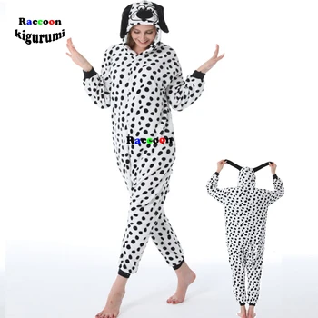 Güzel Hayvan Sivilceli köpek Kigurumi Yetişkinler İçin Onesie Tek Parça Pijama Aile Partisi Cosplay Kostüm Çocuk Tulumlar Fermuar Elbise