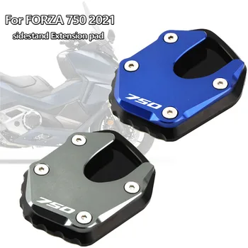 HONDA Forza 750 için FORZA750 Forza750 2020-2022 Motosiklet CNC Alüminyum Kickstand Ayak Yan Ayak Uzatma Pad Destek Plakası
