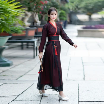Hanfu Cosplay peri kostüm Antik prenses elbise imparatoriçe Giyim Ulusal uzun elbise TV performans giyim