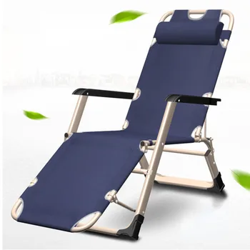 Her iki Taraf Tüp Eğlence Recliner Sandalye Ofis Şekerleme Katlanır Sandalye kamp yatağı Açık Taşınabilir plaj sandalyeleri Çok hızlı Ayarlanabilir