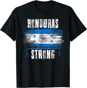 Honduras Güçlü Sıkıntılı Bayrağı-Honduras Gurur T-Shirt