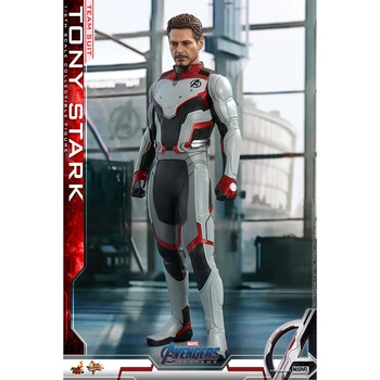 HotToys 1/6 MMS537 Tony Stark Takım Elbise Demir Adam Avengers: Endgame Marvel Orijinal Tahsil Şekil Anime Aksiyon Modeli Oyuncaklar