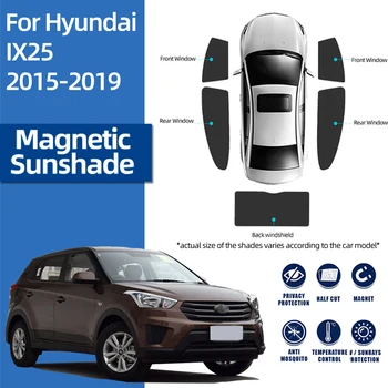 Hyundai Creta GS 2015-2020 Ön Cam araba güneşliği Kalkan Arka Bebek Yan Pencere Güneş Gölge Siperliği Manyetik Kör Perde