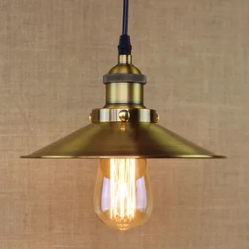 IWHD Vintage lamba Loft endüstriyel askı lamba LED yatak odası amerikan tarzı demir kolye ışıkları ev aydınlatma Iluminacion parlaklık