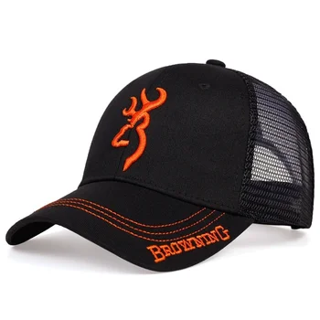 Işlemeli pamuklu beyzbol şapkası Airmesh Soğutma Baba Şapka Snapback Kap Ayarlanabilir beyzbol şapkası Kavisli Ağız Unisex