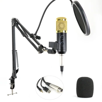 KLW Ayırt Edici Kardioid Polar Desen Dayanıklı mikrofon standı Hassas ve Yüksek Kaliteli usb'li mikrofon Tak ve Çalıştır PC ve dizüstü bilgisayar için