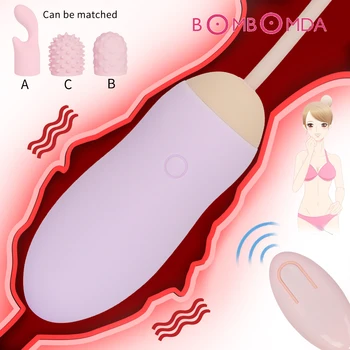 Kadın Seks Kegel Topu Klitoris Stimülatörü Masaj G-Spot Vibratör Yumuşak Silikon Vajina Titreşimli Yumurta Uzaktan Kumanda Vajina Topu