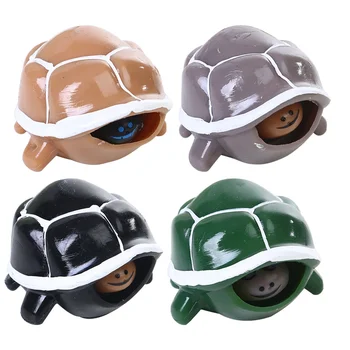 Kaplumbağa oyuncakları Oyuncak Sıkmak Stres Hayvan Fidget Duyusal Çocuklar Basınç Oyuncak Kafa Outkeychain Deniz Forreliefmini Dekompresyon
