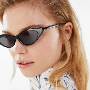 Küçük Kedi Göz Güneş Kadınlar Moda Yeni Vintage Shades Marka Tasarımcısı Lüks Gözlükleri UV400 Gözlük Oculos Gafas De Sol