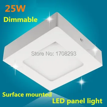 Kısılabilir 6w12w18w25W Led Yüzey süper parlak LED panel lamba tavan lambası lamba kiti LED Sürücü ile AC 110-240V