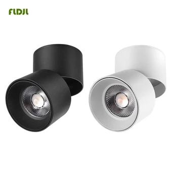 Kısılabilir LED tavan lambası 7W 12W 15W 20W SPOT LED tavan aydınlatması ışık katlanabilir 360 ° dönebilen LED Spot ışık 220V 110V