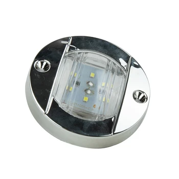 Kıç ışık ışaretleyici ışık tekne yuvarlak su geçirmez Beyaz 147LM ABS mavi / beyaz Kabin güverte iç lamba LED