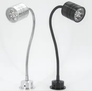 Led duvar Lambası 90-260V 1W 3W 5W esnek takı ışıkları anahtarı ile Yüzeye monte Yatak Okuma Lambası