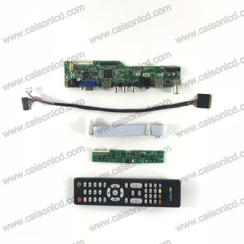 M6-V5. 1 LCD TV denetleyici kurulu desteği VGA SES AV USB TV için 15.6 inç 1366X768 B156XW03 V1 LP156WH3-TLA3 LP156WH3-TLS1