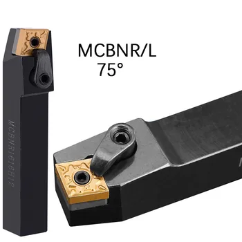 MCBNR-L Açı 75 Dış Torna Takım Tutucu MCBNR1616H12 MCBNR2020K12 MCBNR2525M12 CNC Torna Takım Tutucu Torna Sıkıcı Bar