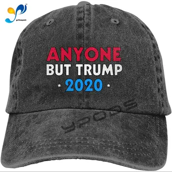 MENICOO Vintage Mavi Herkes Ama Trump 2020 Denim Kovboy Kapaklar Doruğa, Beyzbol Kamyon Şoförü / Baba / Golf / Balıkçılık Şapkaları Mens/Womens için