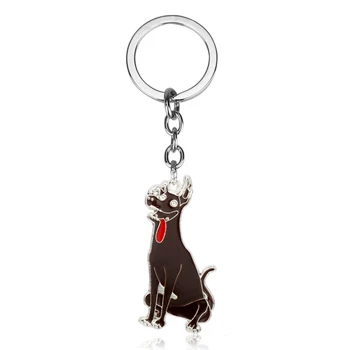 MQCHUN moda takı Çizgi film karakteri Anahtarlık Coco Yavru Köpek Dante Model Anahtarlıklar Anahtarlık Anime Takı-50