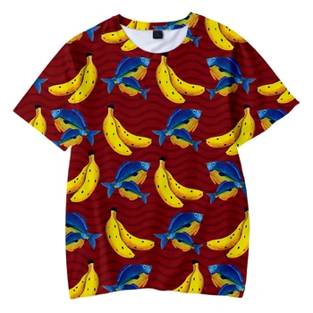 MUZ balık 3D T-shirt moda erkek / kız T-shirt sokak giyim çocuklar 2020 sıcak satış T-shirt muz balık çocuklar anime kısa kollu