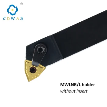 MWLNR MWLNL 1616H08 2020K08 2525M08 3232P08 Dış Torna Takım CNC Takım Tutucu WNMG080404 / 08 Eklemek Torna kesici aletler