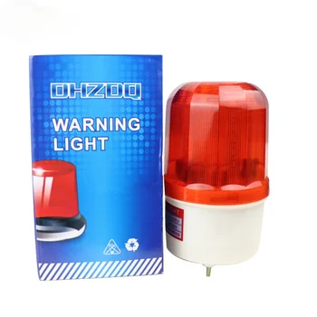 Makine ekipmanı Arıza uyarı ışığı su geçirmez ve toz geçirmez LED Dönen Alarm 12v24v220v yanıp sönen ışık
